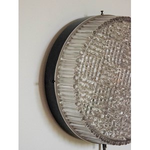 Grande applique ronde en verre n°193