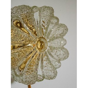 Applique cuivrée en verre n°159