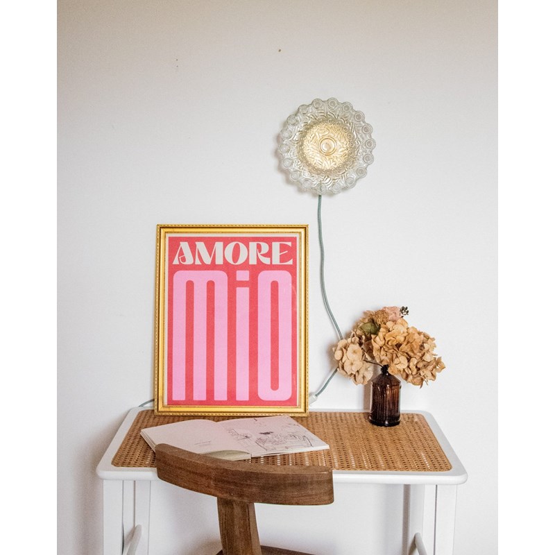 Debongout - Suzette, l'applique dorée en verre n°156