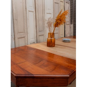Table à manger octogonale en bois n°605