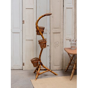 Ariel, le porte-plante en rotin n°486