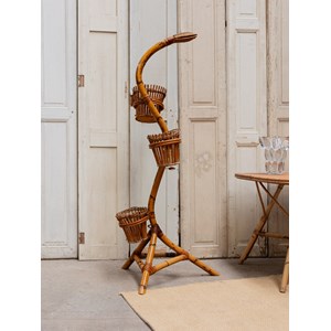 Ariel, le porte-plante en rotin n°486