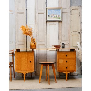 Bureau scandinave en bois clair n°559