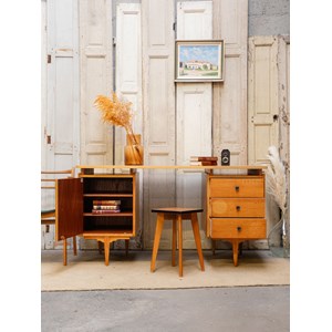 Bureau scandinave en bois clair n°559