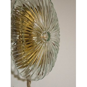 Applique demi-lune fine en verre n°173