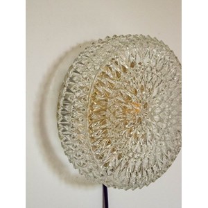 Applique ronde texturée en verre n°161