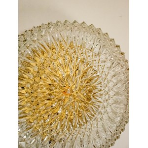 Applique ronde texturée en verre n°161