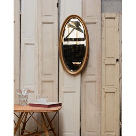Georges, le miroir ovale doré n°1007