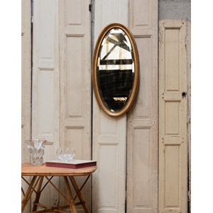 Georges, le miroir ovale doré n°1007