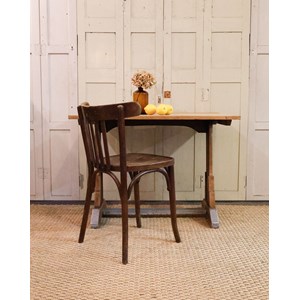 Table à manger bistro en bois n°87