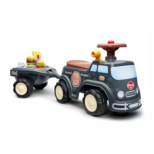 Porteur enfant food truck avec remorque 1 à 3 ans - falk