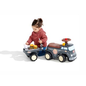 Porteur enfant food truck avec remorque 1 à 3 ans - falk