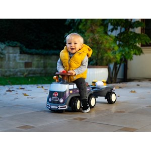 Porteur enfant food truck avec remorque 1 à 3 ans - falk
