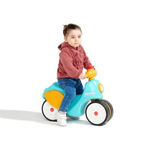 Porteur enfant scooter strada bleu et jaune 1 à 3 ans - falk