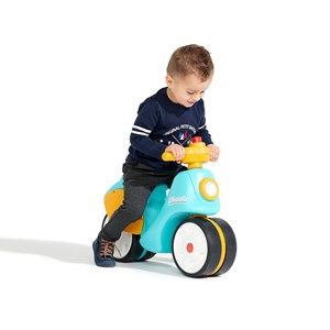 Porteur enfant scooter strada bleu et jaune 1 à 3 ans - falk