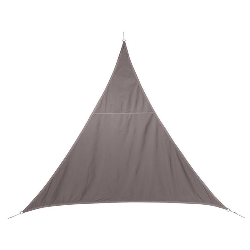 Voile d'ombrage triangulaire 2 x 2 x 2 m curacao - taupe - hespéride