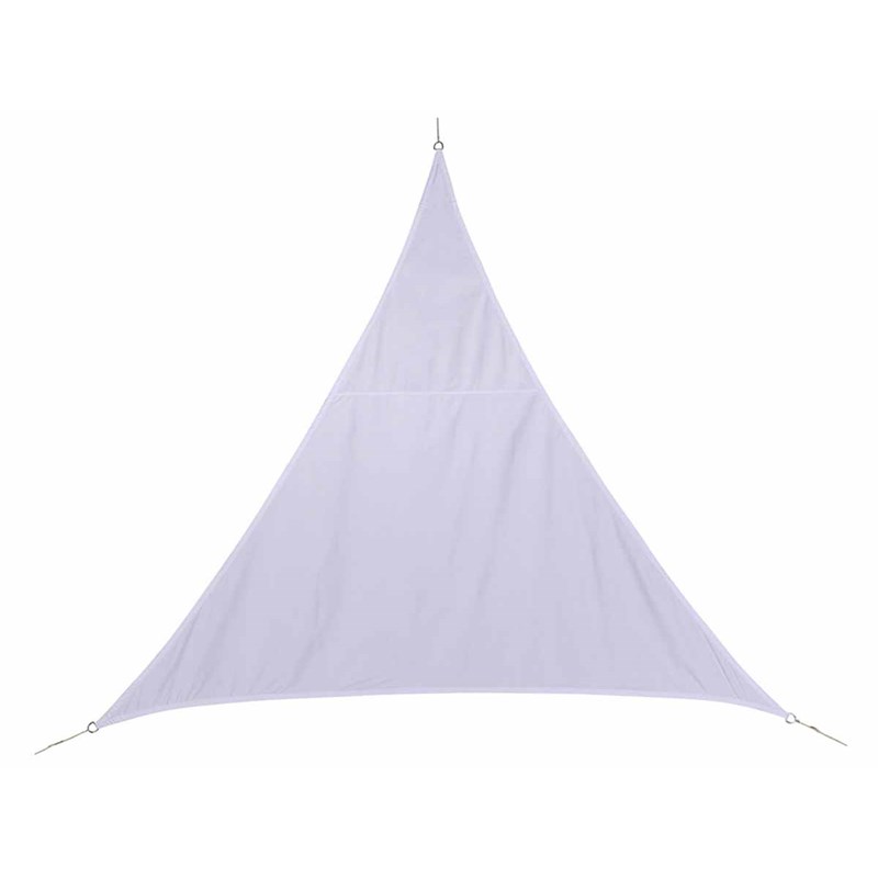 Voile d'ombrage triangulaire 2 x 2 x 2 m curacao - blanc - hespéride