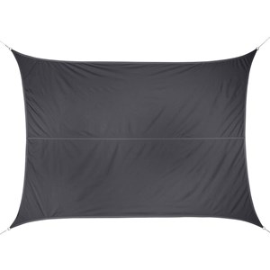 Voile d'ombrage rectangulaire 2 x 3 m curacao - gris - hespéride