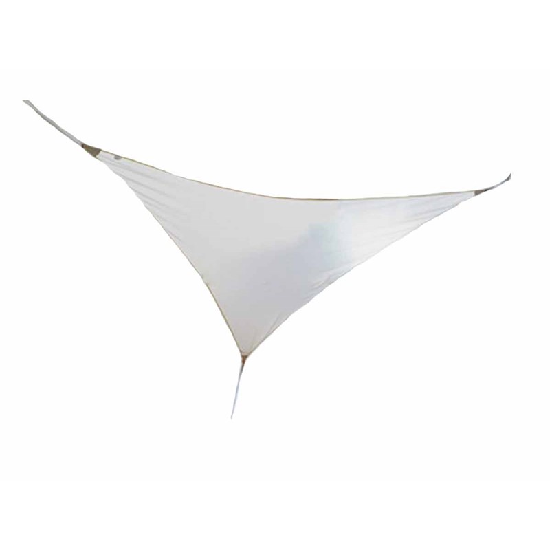 Voile d'ombrage triangulaire serenity 3,60 x 3,60 x 3,60 m - blanc - jardiline