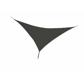 Voile d'ombrage triangulaire serenity 3,60 x 3,60 x 3,60 m - noir - jardiline