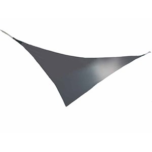 Voile d'ombrage triangulaire serenity 3,60 x 3,60 x 3,60 m - ardoise - jardiline