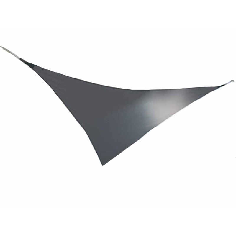 Voile d'ombrage triangulaire serenity 3,60 x 3,60 x 3,60 m - ardoise - jardiline