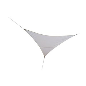 Voile d'ombrage triangulaire serenity - 5 x 5 x 5 m - blanc - jardiline