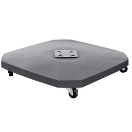 Dalle 90 kg sur roulettes pour parasol décentré atiavo -  hespéride