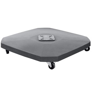 Dalle 90 kg sur roulettes pour parasol décentré atiavo -  hespéride