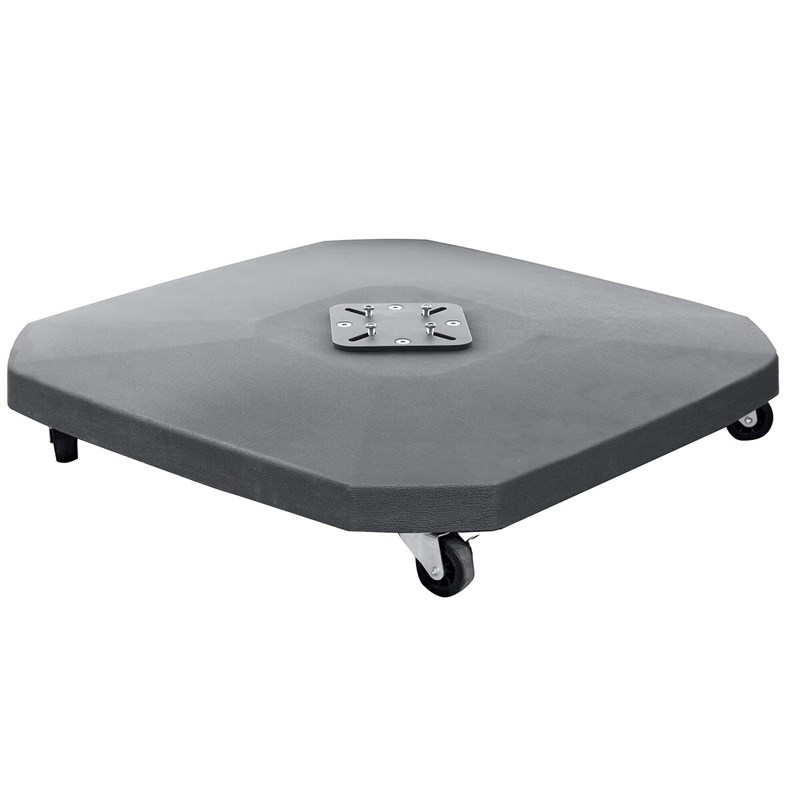 Hespéride - Dalle 90 kg sur roulettes pour parasol décentré atiavo -  hespéride