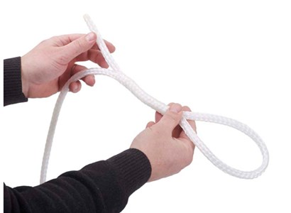 Lot de 2 cordes tressées ø 10 mm - 5,00 m - jardiline