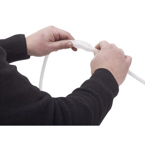 Lot de 2 cordes tressées ø 10 mm - 5,00 m - jardiline