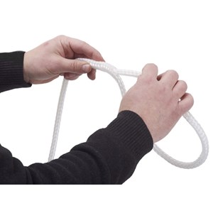 Lot de 2 cordes tressées ø 10 mm - 5,00 m - jardiline