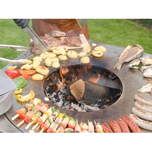 Brasero g1 graphite plaque acier carbone - artiss