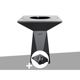 Brasero g1 basic graphite + housse de protection - artiss