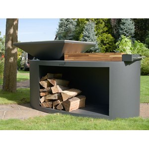 Brasero g3 graphite plaque acier carbone - artiss