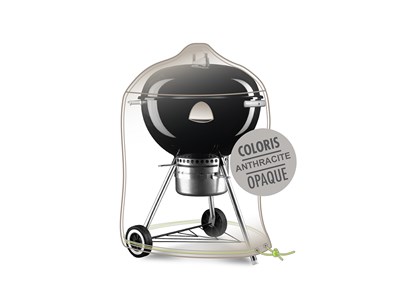 Housse pour barbecue rond kettle cover air - ø 70 x 80 cm - jardiline