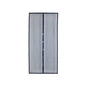 Rideau de porte moustiquaire avec fermeture à aimant 100 x 220 cm - morel