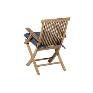 Galette de chaise de jardin toscane panama safier blue 46 x 46 cm