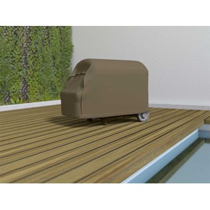 Housse de protection pour barbecue covertop - taupe - 70 x 130 x 70 cm