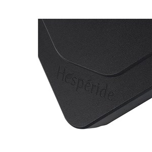 Dalle en béton noir pour pied de parasol 15 kg - 38 x 38 cm - hespéride