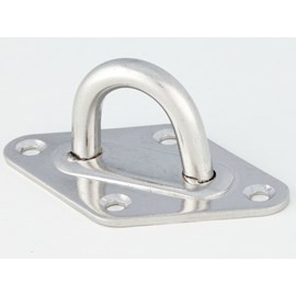 Pontet inox pour voile d'ombrage ø 8 mm - jardiline