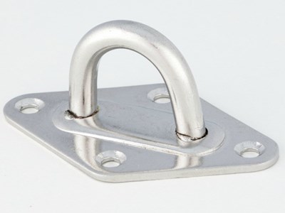 Pontet inox pour voile d'ombrage ø 8 mm - jardiline