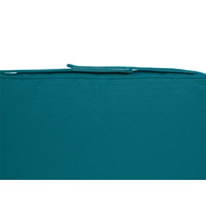 Galette de chaise de jardin bleu canard - 40 x 40 cm - hespéride