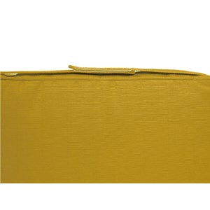 Galette de chaise de jardin moutarde - 40 x 40 cm - hespéride