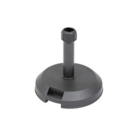 Pied de parasol haulio noir 17 kg pour mât ø 35&nbsp;38&nbsp;48 mm - hespéride