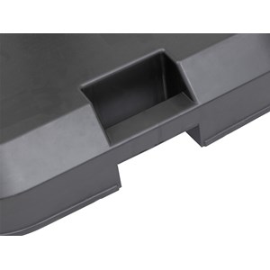 Pied de parasol opaneo noir 39 kg avec roulettes - hespéride