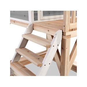 Maisonnette en bois pour enfants loft 500 gris - exit toys