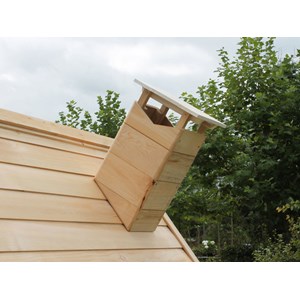 Maisonnette en bois pour enfants fantasia 100 naturel - exit toys