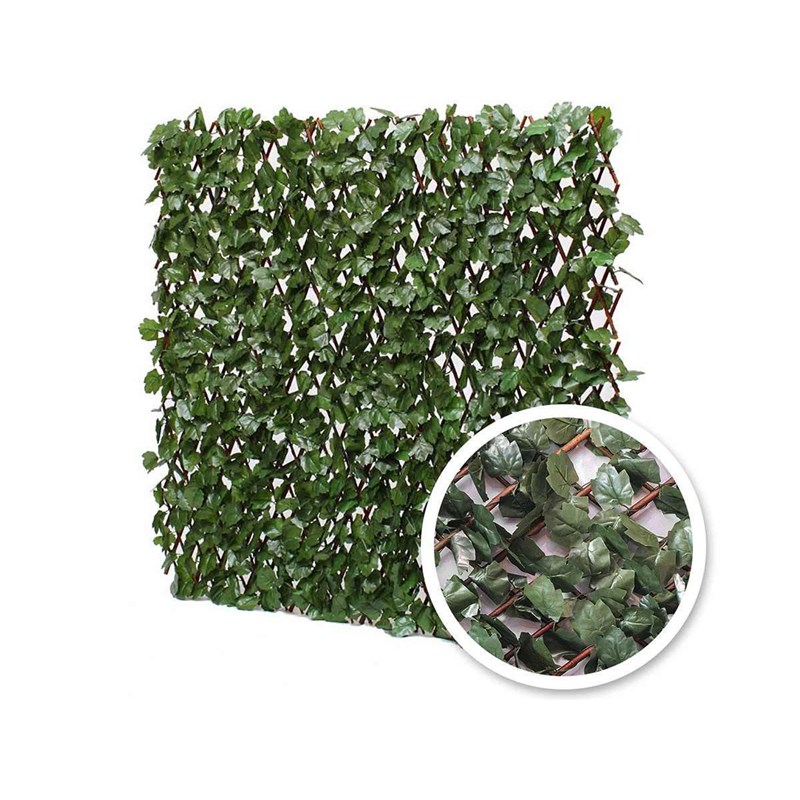 Treillis extensible feuilles de lierre 2 m (2 treillis 1 x 2 m) - jardideco
